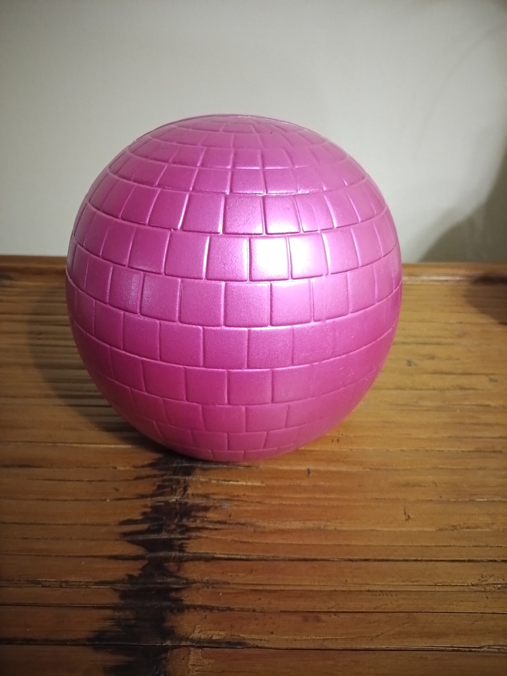 Pink Disco Ball Photo Holder